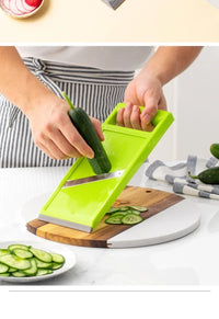 Multifunctionele Vegetable Cutter With Steel Blade Mandoline Slicer Potato Peeler Carrot Cheese Grater Kitchen Accessories Tools - Buy online at  Vibe In Cart.