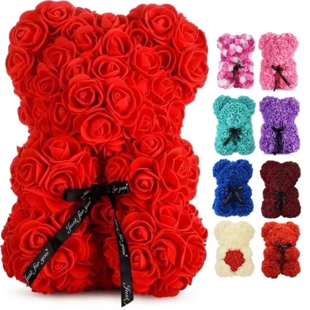 New Artificial Flower Eternal Rose Teddy Bear for Mom Mother's Day Birthday Valentine's Day Anniversary Gifts & Artificial Decor - Buy online at  Vibe In Cart.