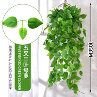 Hanging Plastic Simulation Vine Plant Pendant for Outdoor Use