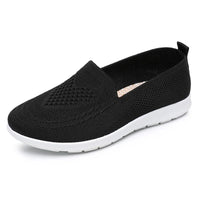 Women's Casual Slip-On Loafer Flats with Breathable Mesh and Hollow Design