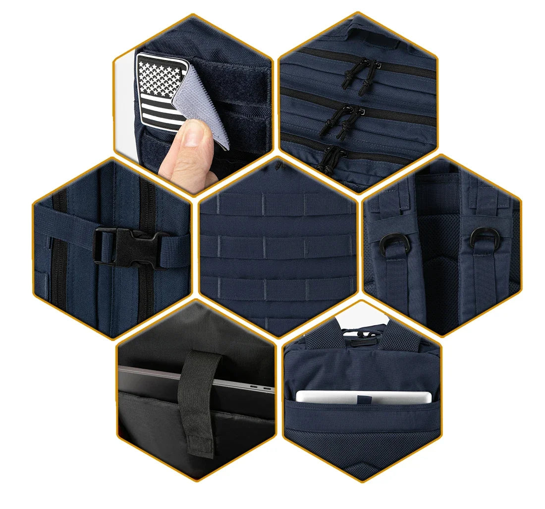 Outdoor Tactical Backpacks 45L Large Capacity Man 3 Days Molle Assault Bags For Outdoor Trekking Camping Backpack - Buy online at  Vibe In Cart.