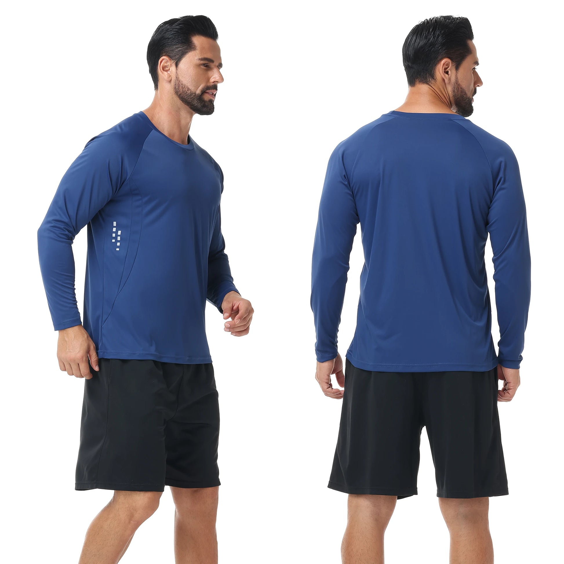 Men UPF 50+ Long Sleeve T-Shirt, Rash Guard Breathable Tops, Pullover Shirt for Sport Fishing Hiking Workout Outdoor Beach - Buy online at  Vibe In Cart.