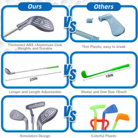 Children's Right-Handed Golf Club Complete Set with Steel Shaft
