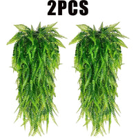 Artificial Fern Grass Persian Leaves Hanging Vines Simulation Greenery Home Decor Lifelike Indoor Plants Wall Room Decoration - Buy online at  Vibe In Cart.