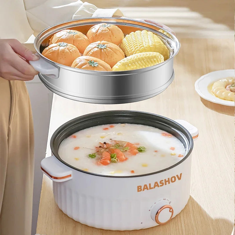 3L Portable Electric Rice Cooker 110V US Multifunctional Double Layer Pan Non-stick Cookware for Kitchen and Home Appliance - Buy online at  Vibe In Cart.
