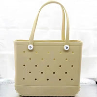 Extra Large Waterproof EVA Rubber Beach Tote Bag for Women