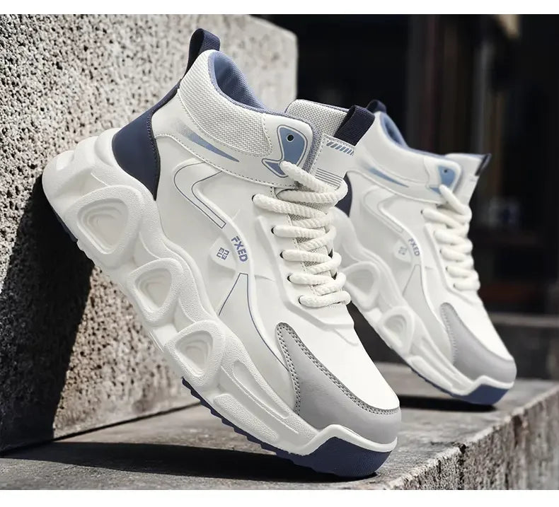 Men's Ankle Snow Boots with Lace-Up Closure