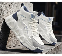 Men's Ankle Snow Boots with Lace-Up Closure