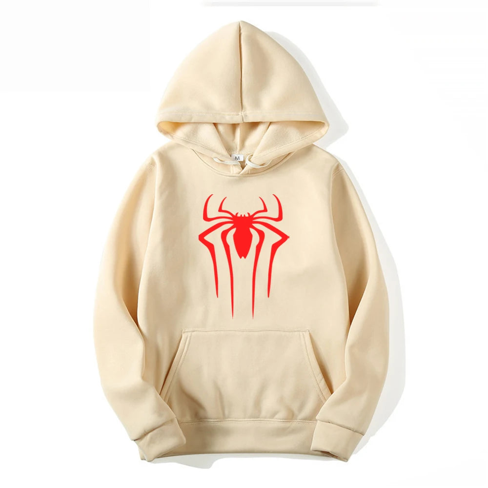 2024Fashion brand Men's Hoodie Casual Hoodie Sweatshirt Men's/Women's top Solid color printed spider hoodie sweatshirt - Buy online at  Vibe In Cart.