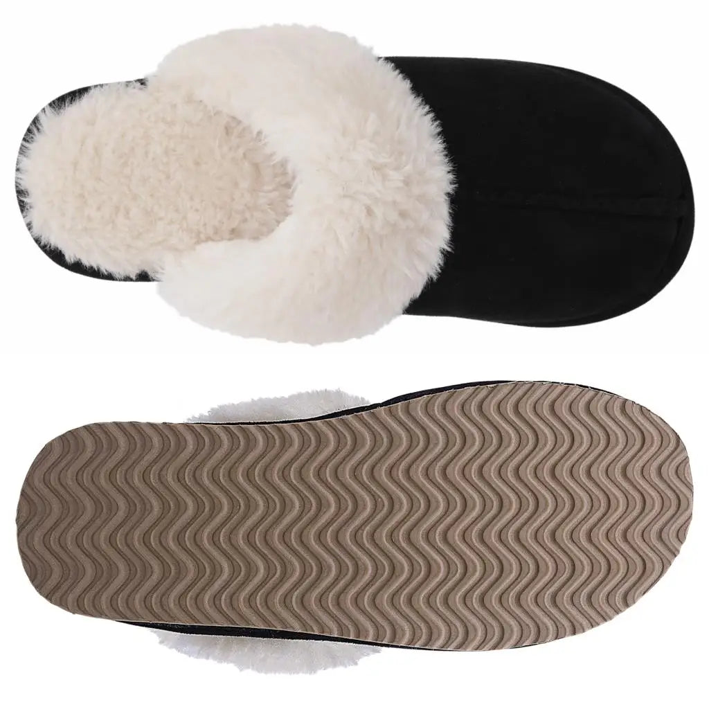 Smile Pop Winter Men Plush Slippers Fuzzy Soft Fluffy Men Slippers Fashion Men Slippers Indoor Warm Furry Fur House Flat Shoes - Buy online at  Vibe In Cart.