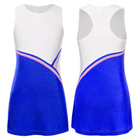 Kids Girls Tennis Golf Sport Sundress Summer Yoga Outdoor Sport Sleeveless Dress for Tennis Golf Badminton Cheerleading Dance