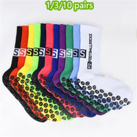1/3/10 pairs fessional Non-slip Football Socks Men Women Sports Socks Silicone Bottom Soccer Sport Running Cycling Grip Sock - Buy online at  Vibe In Cart.