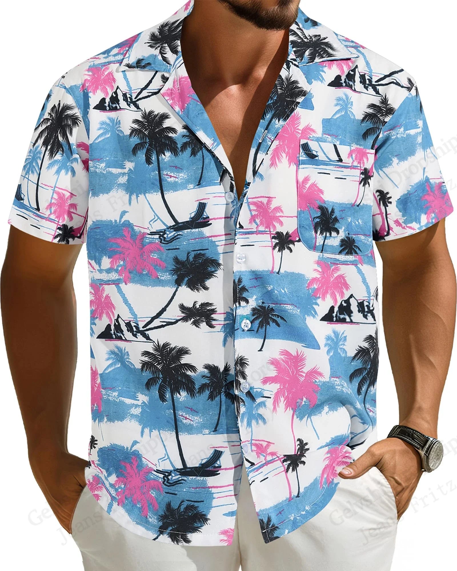 Hawaiian Shirt Tropical Vacation Series Flower 3d Print Casual Shirts Men Women Fashion Short Sleeve Beach Shirts Street Blouses - Buy online at  Vibe In Cart.