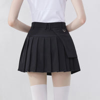 Golfist Golf New Style Short Pleated Skirt High Waist Asymmetrical Casual Gym Tennis Loose Mini Skirt With Shorts Golf Clothes