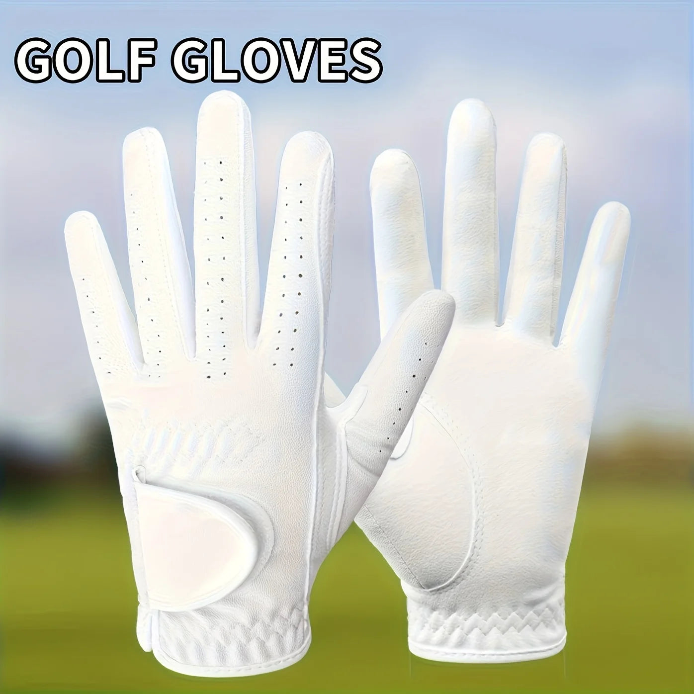 1Pc Professional Golf Glove Non-slip Soft Fabric Breathable Comfortable Golf Gloves Male Left Single High Quality White Gloves - Buy online at  Vibe In Cart.
