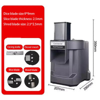 Commercial Vegetable Cutting Machine Automatic Vegetable Carrot Potato Chopper Slice Shred And Diced Quickly Cut Vegetables - Buy online at  Vibe In Cart.