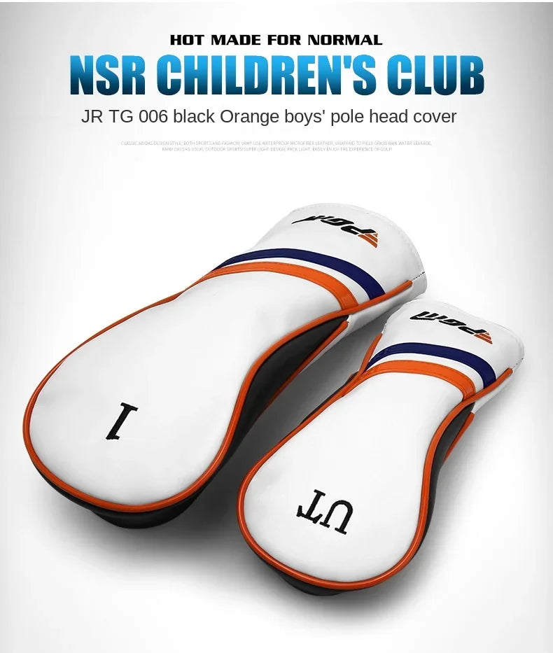 Children's Right Handed Golf Clubs Set with Bag and Headcover for Kids 95-155cm