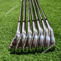 Left-Handed Men's Steel Golf Iron with Shaft and Head