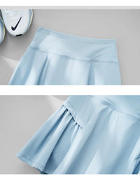 DRUR 2pcs Tennis Skirt Set Women Summer Sports Suit 2 Piece Fitness Top Skort Sets Ladies Golf Wear Set Sportswear Outfits 2025 - Buy online at  Vibe In Cart.