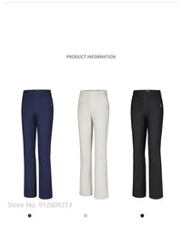 PGM Autumn Winter Women Golf Pants Thick Keep Warm Long Pant Flared Slim Golf Ball Pants Windproof Tennis Sweatpant Clothing - Buy online at  Vibe In Cart.