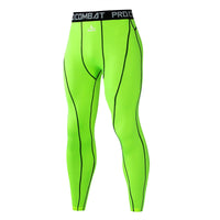 Men's Polyester Quick Dry Compression Leggings for Fitness