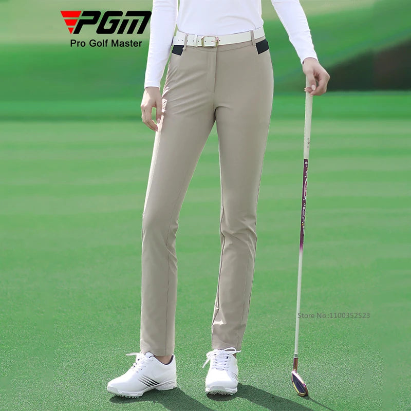 PGM Autumn Winter Ladies Golf Pants Women Warm Fleece Slim Sport Trousers Windproof Elastic Tennis Pants Golf Apparel XS-XL - Buy online at  Vibe In Cart.