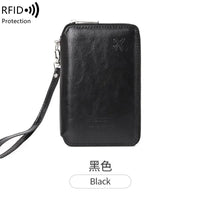RFID Passport Holder in PU Leather, Multifunctional Unisex