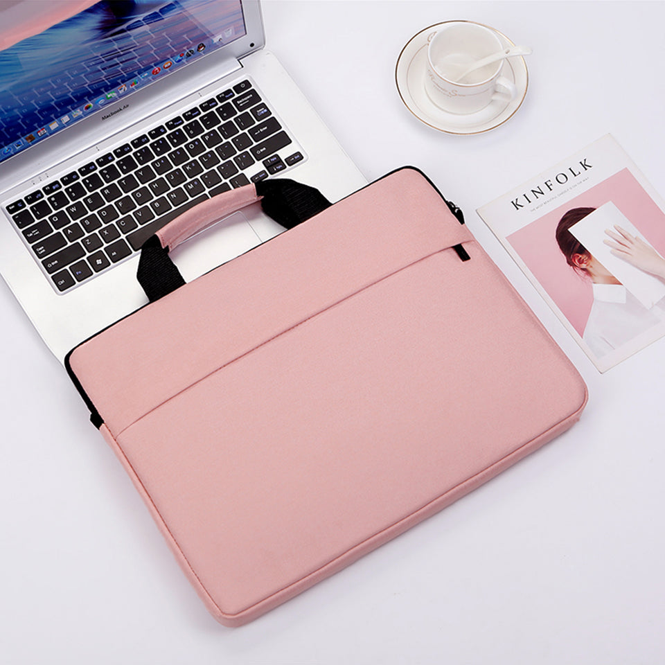 Shock Absorbing Polyester Laptop Bag for Women, 13.3 17 Inch
