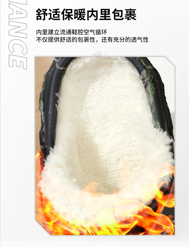 Winter Men Slippers Detachable Warm Furry Home Slippers Casual Outdoor EVA Lightweight Non Slip Perforated Garden Cotton Shoes - Buy online at  Vibe In Cart.