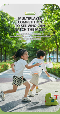 Air Discs Launcher Childern Toys Indoor Outdoor Games Soaring Machine Flying Disc Saucer Foot Launcher Kids Jump Spoorts Toy