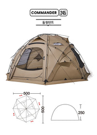 Waterproof Windproof Nylon Camping Dome Tent for 3-4 People