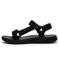 Black Men's Outdoor Casual Arch Support Sandals Anti-Slip Breathable Beach Holiday Sports Sandals for Summer Walking Size 40-45 - Buy online at  Vibe In Cart.