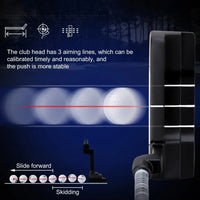 Men's Right-Handed Titanium Golf Putter for Beginner Practice