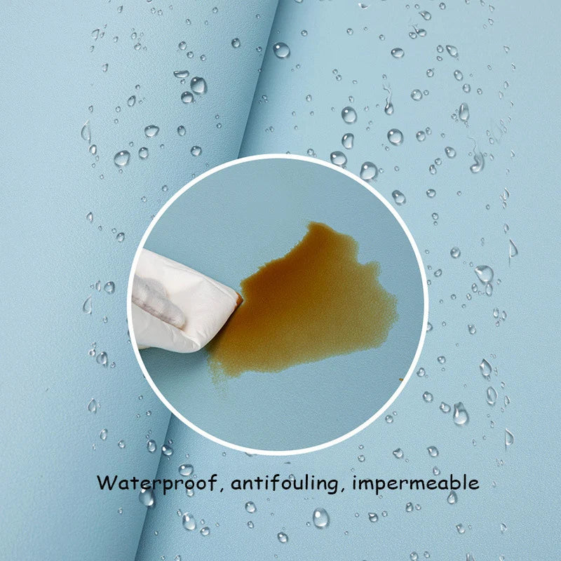 Gaming Mousepad Large White Leather Waterproof Non-Slip