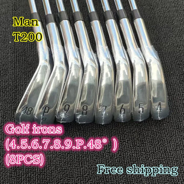 Right Handed Men's Golf Irons Set, 8-Piece, 4-9PW, Steel and Graphite Shaft