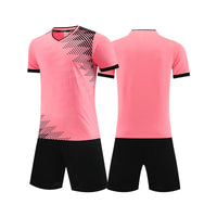 Soccer Uniform Set for Adults and Kids with Shirt and Shorts