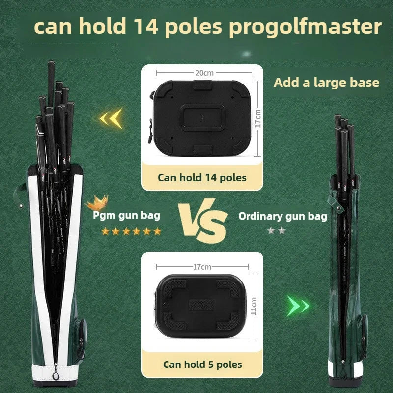 Golf Bag Half Section Lightweight Portable Waterproof Microfiber for 14 Clubs