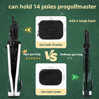 Golf Bag Half Section Lightweight Portable Waterproof Microfiber for 14 Clubs