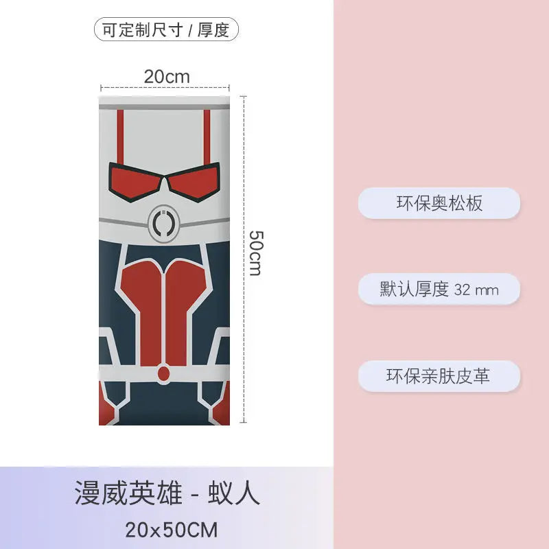 Wooden Children's Bed Headboard with Anti-Collision Panels and 3cm Height