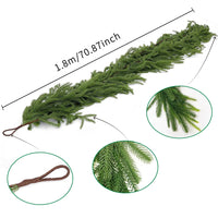 180cm Christmas Garlands Norfolk Pine Garland Artificial Plants Faux Greenery Vine for Home Table Xmas Party Festival Decoration - Buy online at  Vibe In Cart.