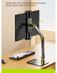 Adjustable VESA Monitor Stand for 10-20 Inch Screens with 360 Degree Swivel