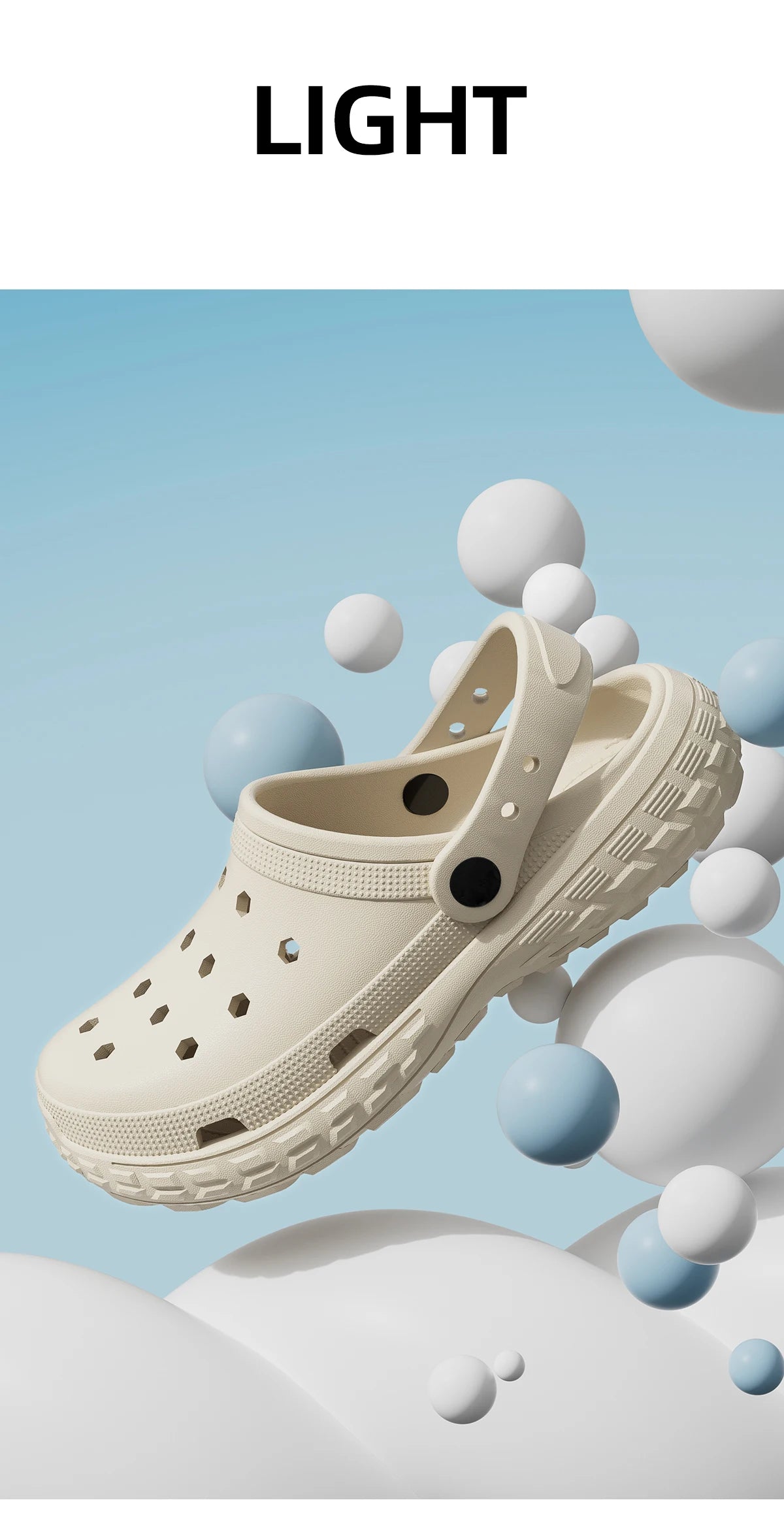 Women and Men's Hole Shoes Summer Non-Slip Outdoor Sandals Closed Toe Shit Feeling Beach Slippers Thick Bottom Soft Bottom - Buy online at  Vibe In Cart.