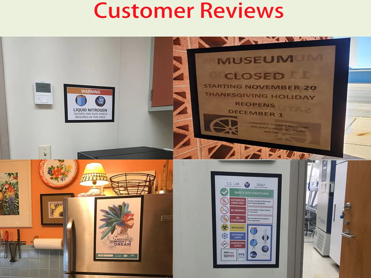 Magnetic Picture Frames Wall Kpop Photocard Holder Display Decor for Wall Window Office Advertise 5Pack A3/A4/A6/Square30x30cm - Buy online at  Vibe In Cart.