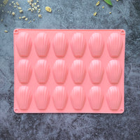 1pc 18 Cavity Madeleine Silicone Cake Mold Shell shaped Chocolate Cookie Biscuit Mould Handmade Silicone Bakeware Tools - Buy online at  Vibe In Cart.