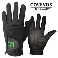 1 PU leather high performance golf glove all weather - black - left/right - Buy online at  Vibe In Cart.