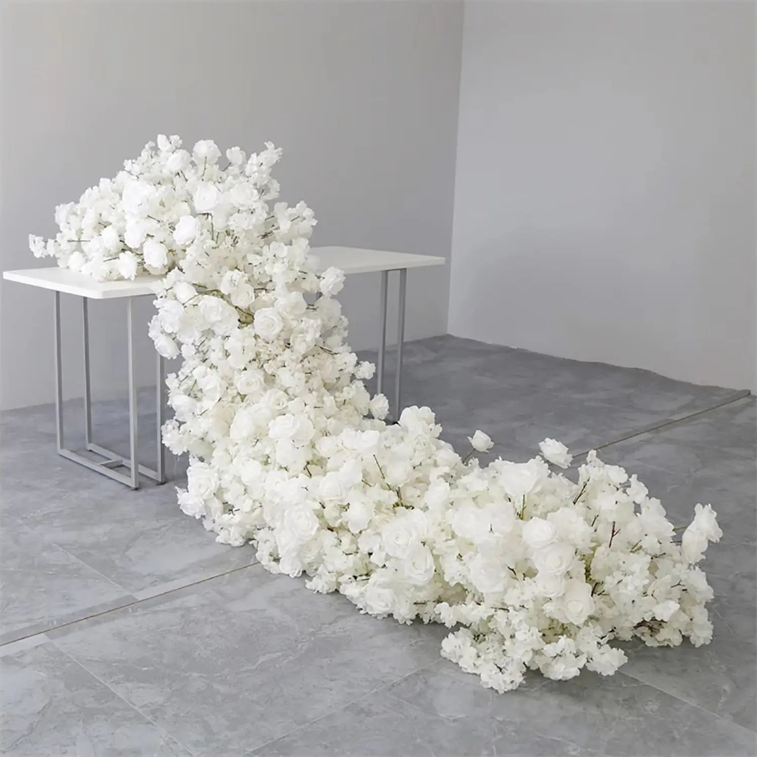 Uflower Luxury Artificial Flower Row 100/200cm Table Centerpiece Wedding Decoration Arch Backdrop Event Stage Flora - Buy online at  Vibe In Cart.