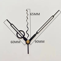 Silent Quartz Battery Operated Clock Movement with Hands
