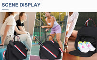 Adjustable Pickleball Paddle Backpack Bag Multi Sport Large Capacity Storage Tennis Racquetball Equipment For Men Women - Buy online at  Vibe In Cart.