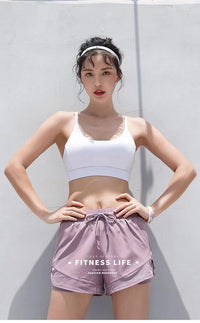 Women's 3" Mesh Panel Shorts: Modesty Liner & QuickDry for Tennis Run Yoga, Loose Comfort Fit - Buy online at  Vibe In Cart.