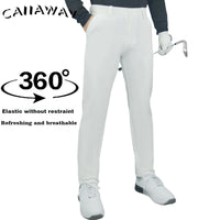 CAIIAWAV Golf Men's Pants New Autumn/Winter Sports and Leisure Pants Thick Pants Elastic Outdoor Simplicity - Buy online at  Vibe In Cart.